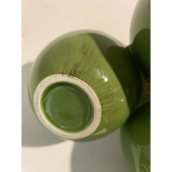 3 Section GREEN Serving Dish Bowl Set for Candy, Nuts, Dips, Condiments - Picture 2 of 7